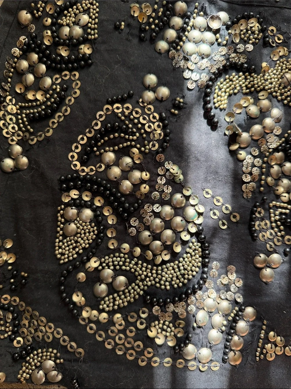 Topshop y2k nyc mini skirt with allover embellishments rock & roll boho